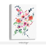 gardenia artwork ready to hang canvas made in Ontario Canada by Senay Studio 