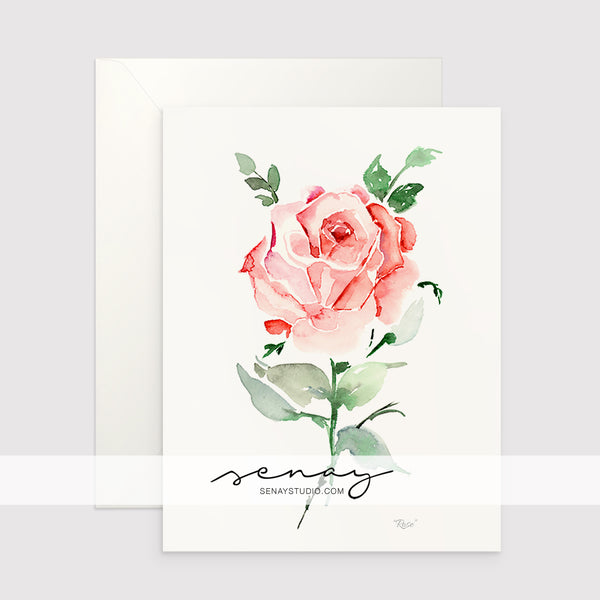 Rose greeting card