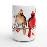 Mr & Mrs Cardinal Mug 15oz