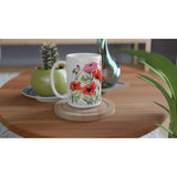 Poppy Garden Mug 15oz