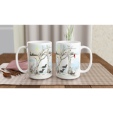 Cardinal and Loons Mug 15oz