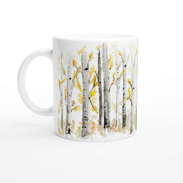 Birch Trees Mug 11oz