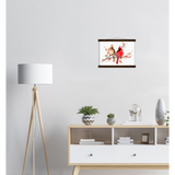 Mr and Mrs Cardinal Art Print & Hanger