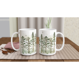 Woodland Trees Mug 15oz