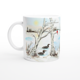 Cardinal and Loons Mug 11oz