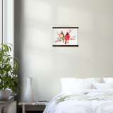 Mr and Mrs Cardinal Art Print & Hanger