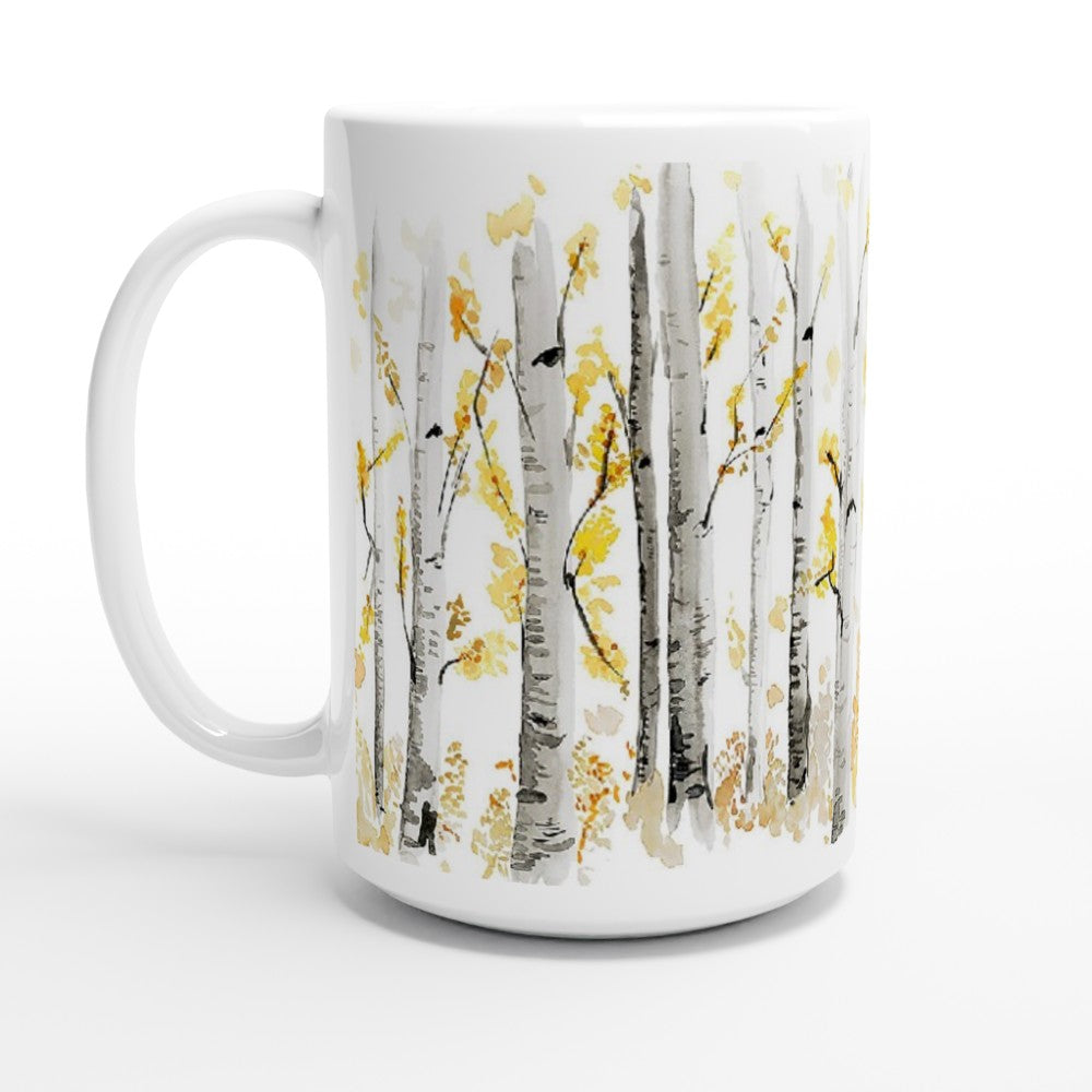 Birch Trees Mug 15oz