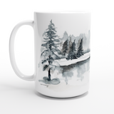 Winter Scene Mug 15oz